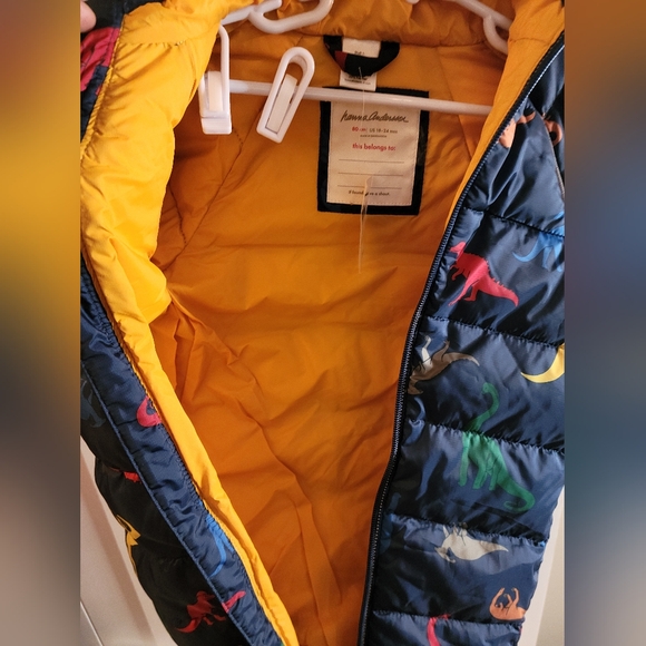 Hanna andersson 18-24m NWT Dinosaur snowsuit - Picture 7 of 9